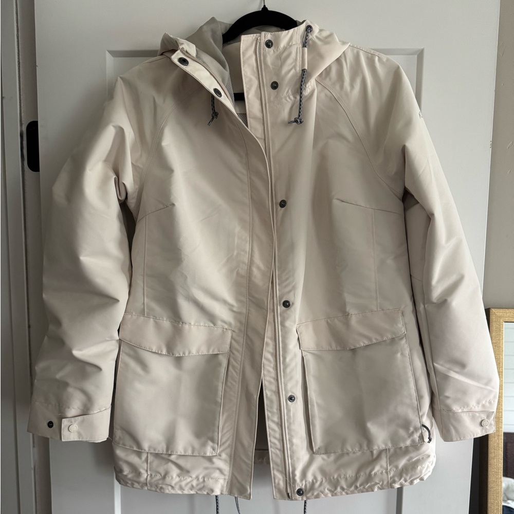 Columbia double pocket rain coat Omni-tech